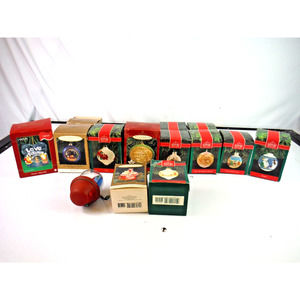 14 Vtg Hallmark Ornaments Our 1st And Baby's First Christmas And More